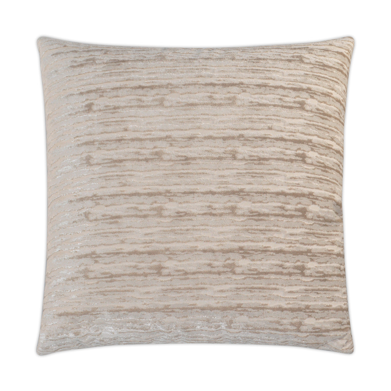 D.V. KAP HOME   24" x 24" Wake Pillow - Sand Solid, Textured, Transitional    - 2965-S-2424