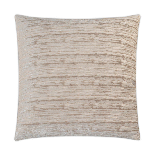D.V. KAP HOME   24" x 24" Wake Pillow - Sand Solid, Textured, Transitional    - 2965-S-2424