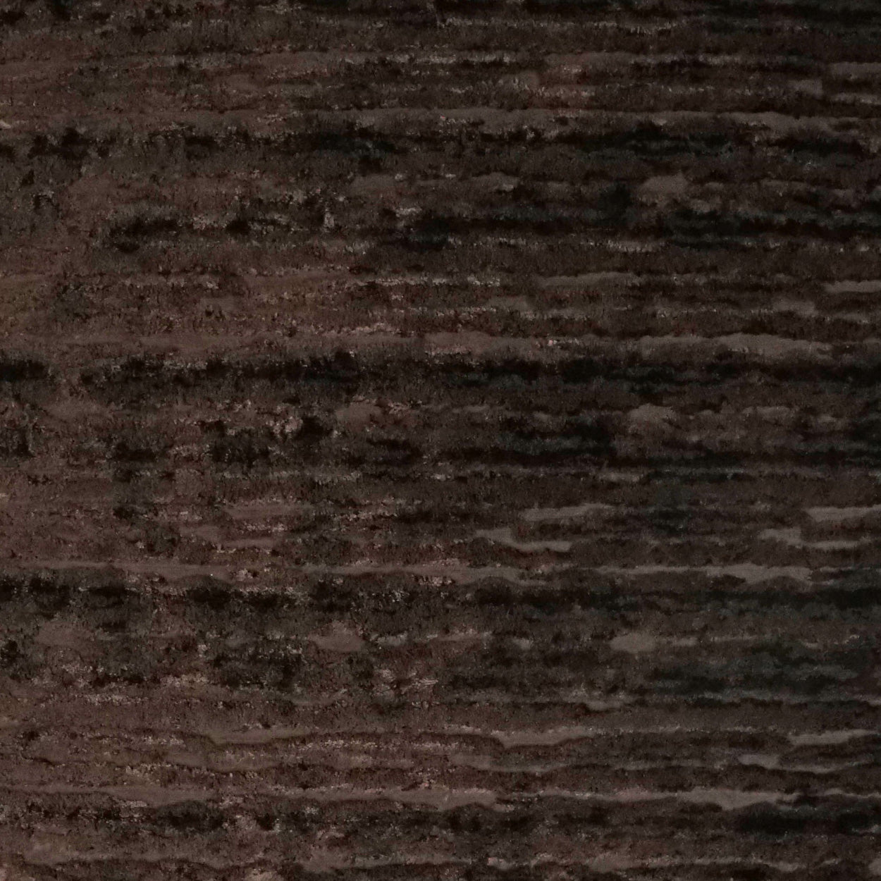 Dark brown textured fabric close-up with subtle horizontal grain for upholstery or drapery