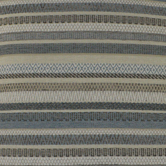 D.V. KAP HOME 2967-G-YARD Rimini Fabric - Grey Western Chic, Global, Stripes  Grey   - Rimini