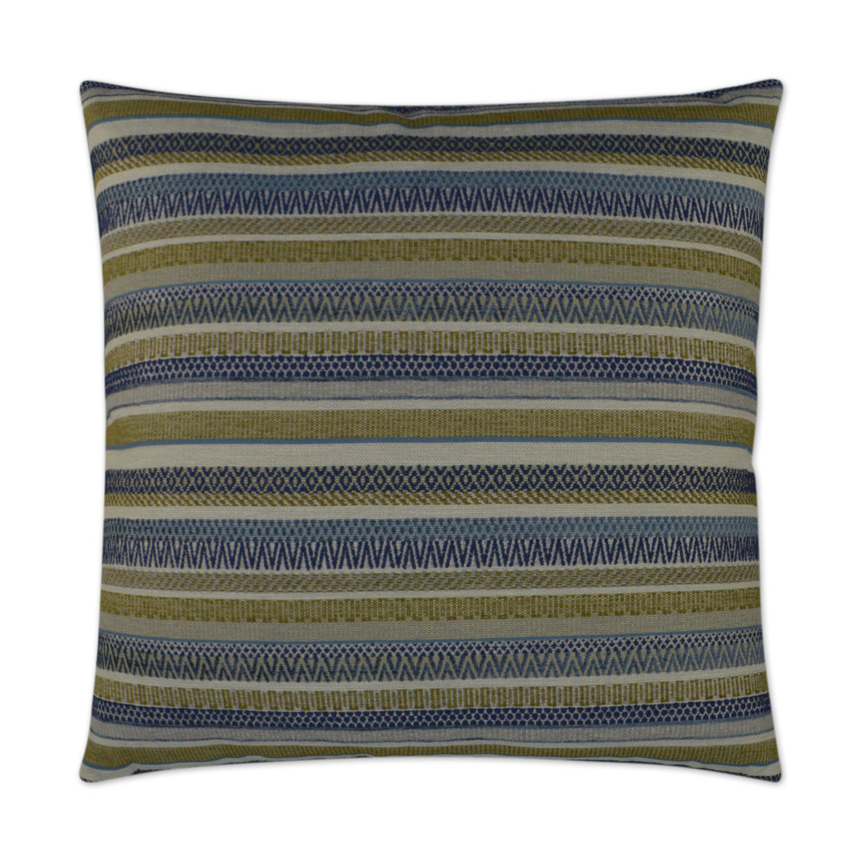 D.V. KAP HOME   24" x 24" Rimini Pillow - Pacific Global, Stripes    - 2967-P-2424