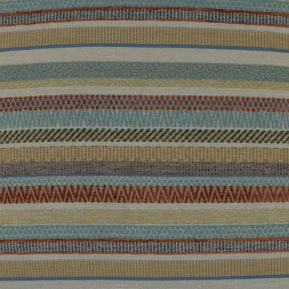 D.V. KAP HOME   24" x 24" Rimini Pillow - Santa Fe Global, Stripes    - 2967-SF-2424