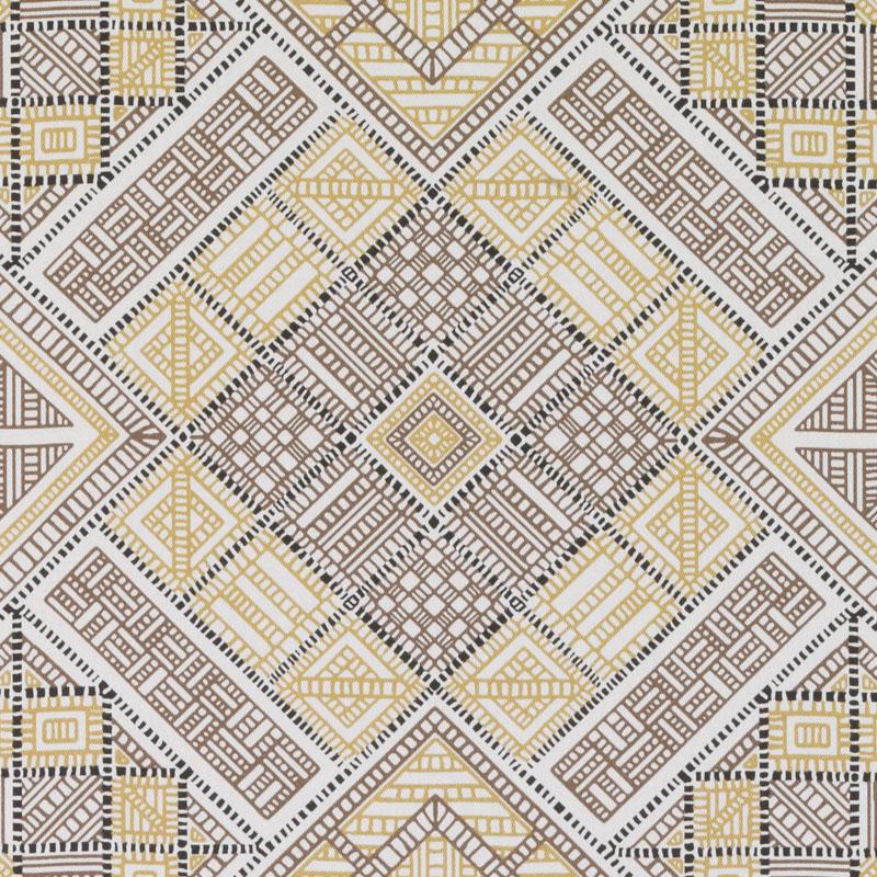 Duralee Suburban Home Se42566 | 711-Black/Gold  Print     - 296937