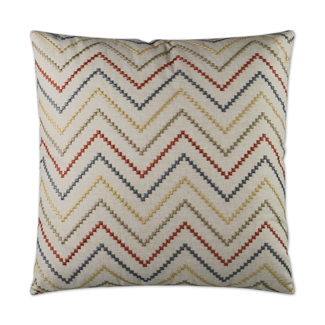 D.V. KAP HOME   24" x 24" Divergence Pillow Chevron    - 2971-2424