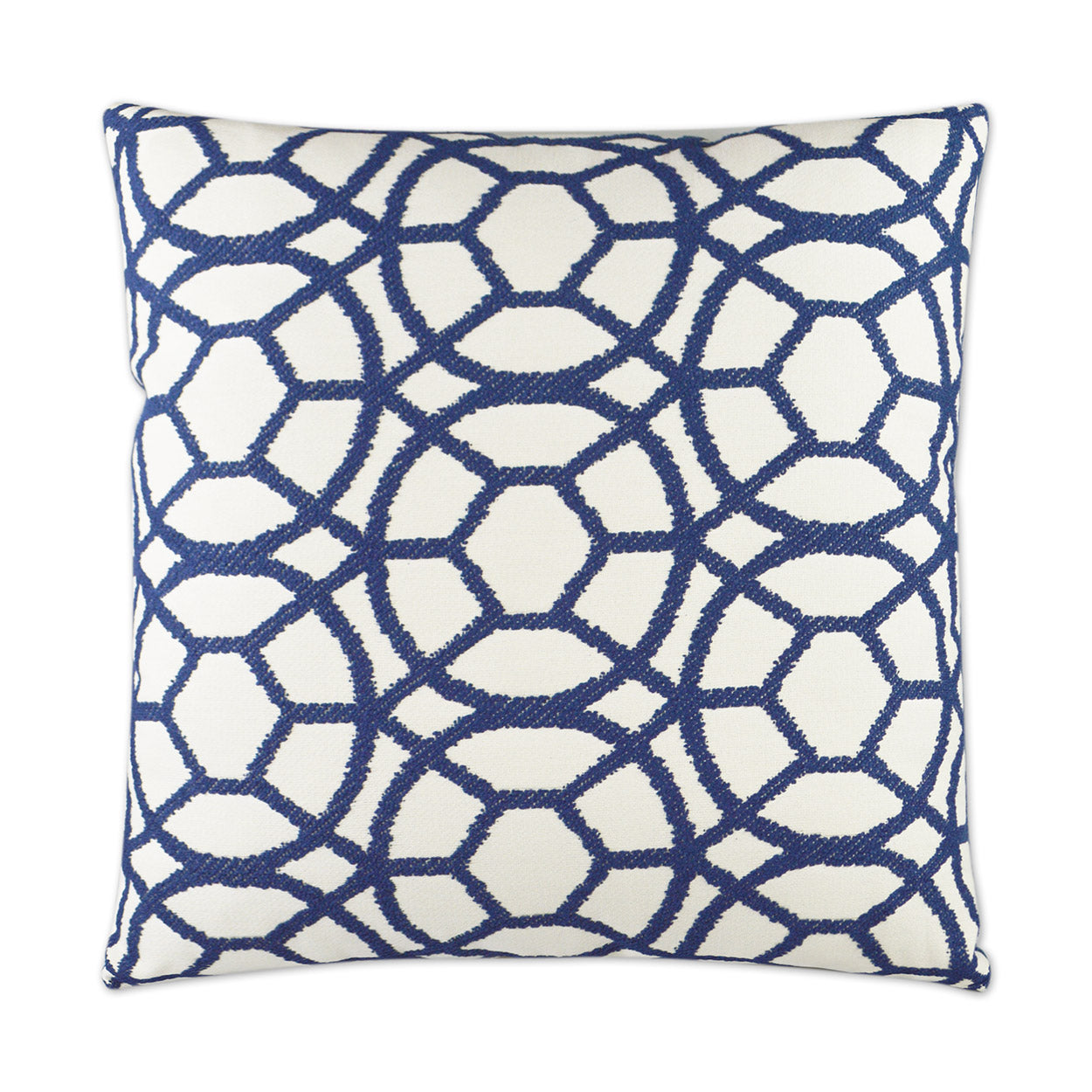 D.V. KAP HOME   24" x 24" Suave Pillow - Blue Nautical    - 2978-B-2424