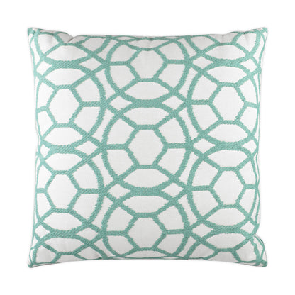 D.V. KAP HOME   24" x 24" Suave Pillow - Lagoon Nautical    - 2978-L-2424