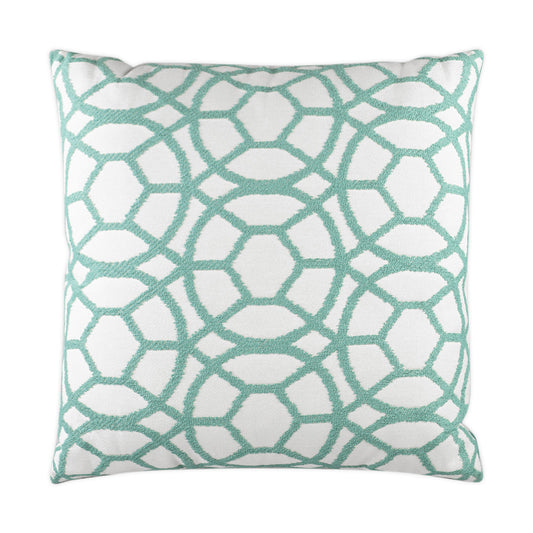 D.V. KAP HOME   24" x 24" Suave Pillow - Lagoon Nautical    - 2978-L-2424