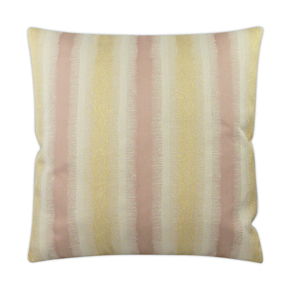 D.V. KAP HOME   24" x 24" Bedell Pillow - Rose Stripes    - 2983-R-2424