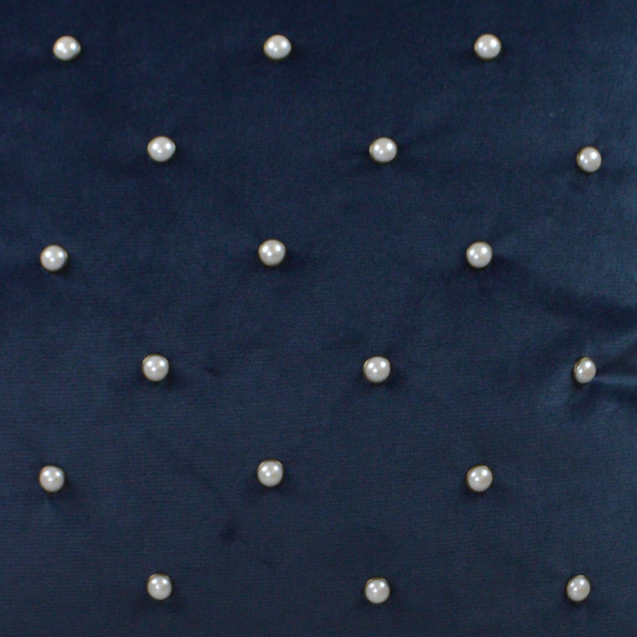 D.V. KAP HOME   24" x 24" Pearlesque Pillow - Azure Glam, Traditional, Circular - Dots    - 2996-A-2424