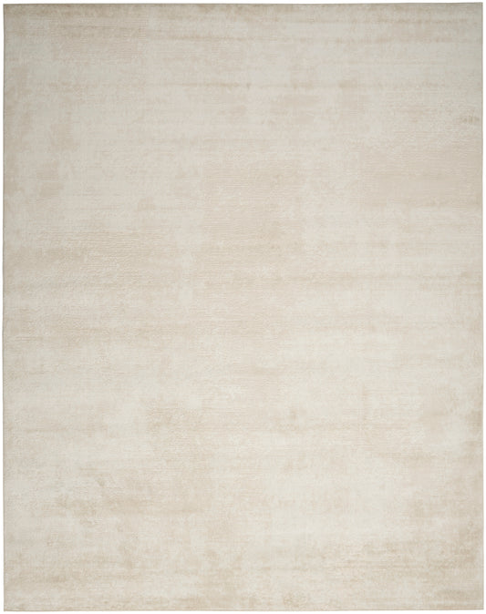 Beige rectangular rug (5' x 7') with a soft, mottled cream texture; versatile neutral decor piece.