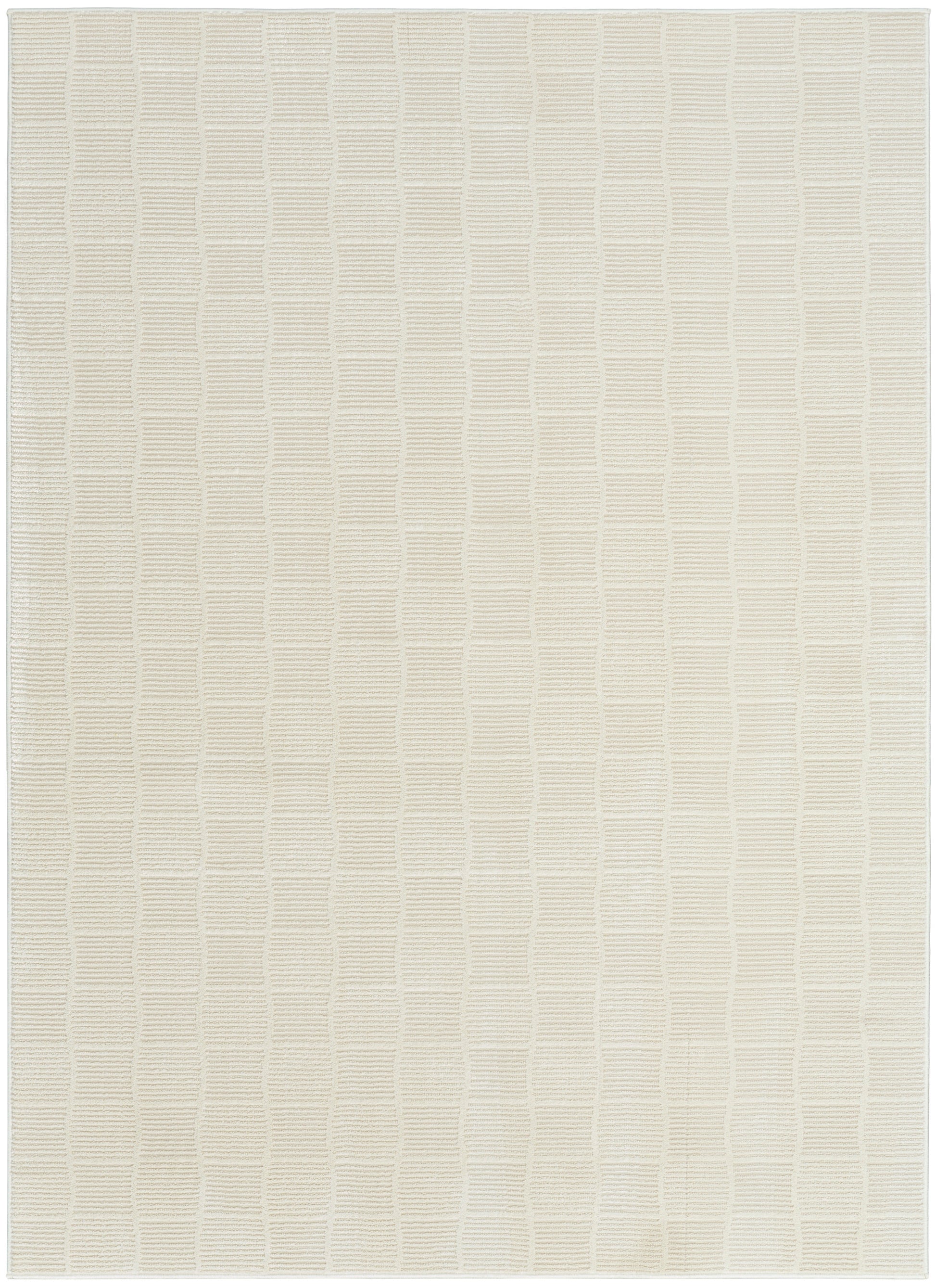 Cream textured surface with a repeating grid of soft rectangles, subtle embossed pattern, neutral light beige.