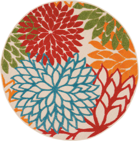 Nourison Rugs Nourison Home   Tropical 4' X Round    - 099446421890