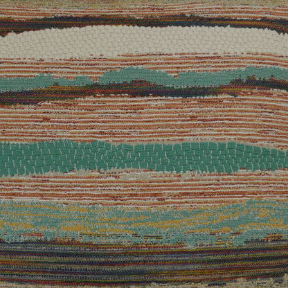 D.V. KAP HOME   24" x 24" Chindi Pillow - Multi Western Chic    - 3013-M-2424