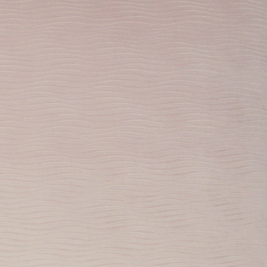 Beige fabric with soft pinkish tint and subtle wavy horizontal texture; lightweight woven material for upholstery or apparel.