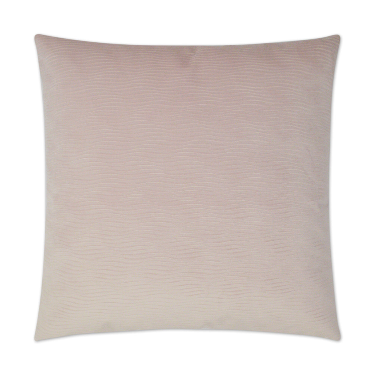 D.V. KAP HOME   24" x 24" Stream Pillow - Blush Solid    - 3015-B-2424