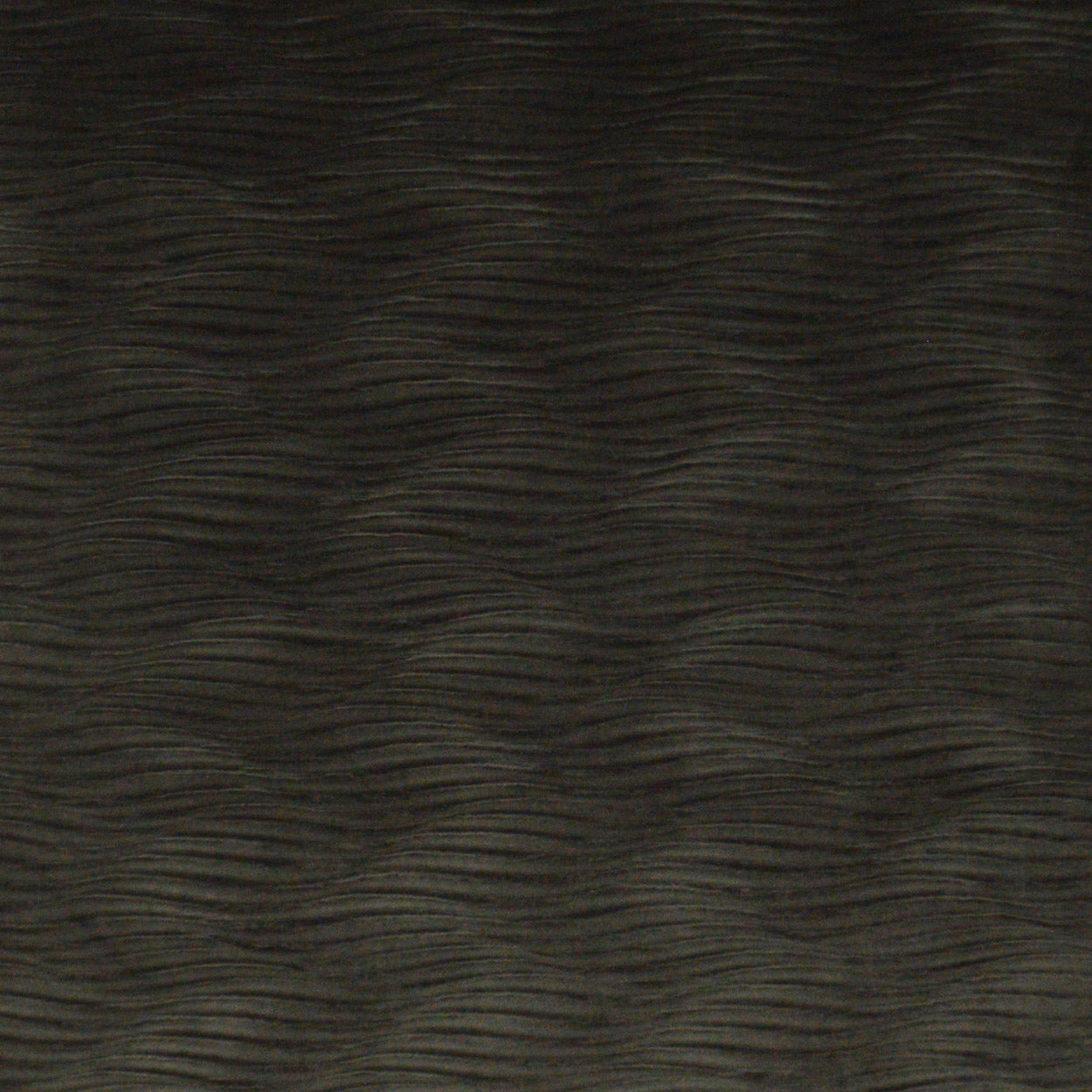 Dark charcoal fabric with subtle, wavy horizontal texture.