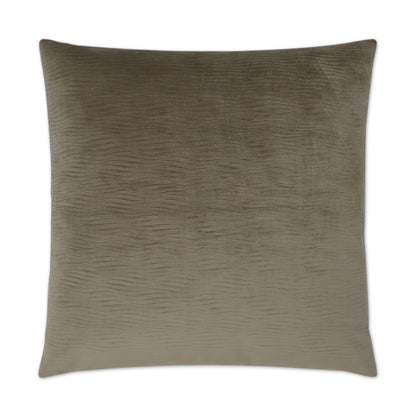 D.V. KAP HOME   24" x 24" Stream Pillow - Mushroom Solid    - 3015-M-2424