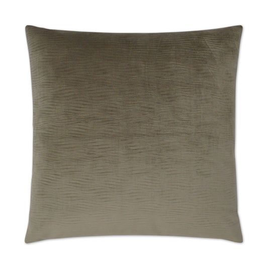 D.V. KAP HOME   24" x 24" Stream Pillow - Mushroom Solid    - 3015-M-2424