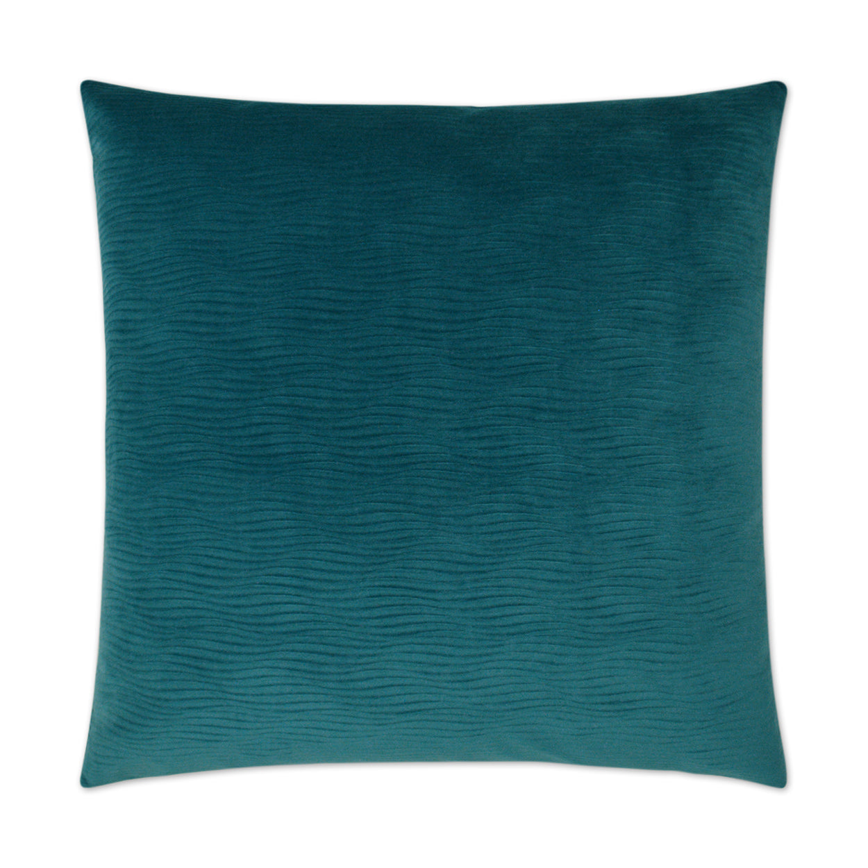 D.V. KAP HOME   24" x 24" Stream Pillow - Peacock Solid    - 3015-P-2424