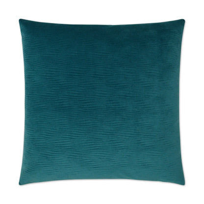 D.V. KAP HOME   24" x 24" Stream Pillow - Peacock Solid    - 3015-P-2424