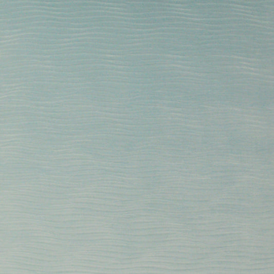 Teal-blue gradient fabric with beige tint and subtle horizontal ripple texture.