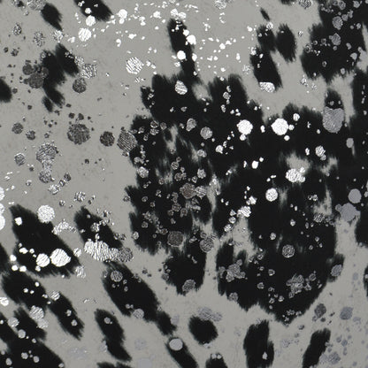 D.V. KAP HOME   24" x 24" Mottley Moo Pillow - Domino Glam, Animal    - 3023-D-2424