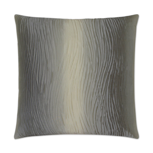 D.V. KAP HOME   24" x 24" Rhythm Pillow - Ivory Textured, Transitional    - 3030-I-2424
