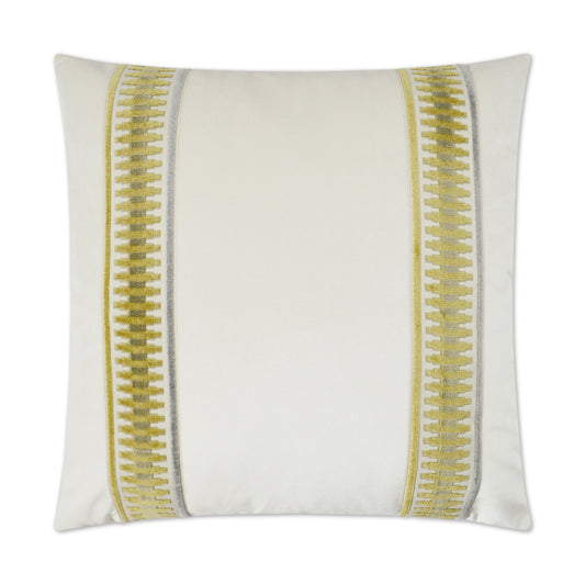 D.V. KAP HOME   24" x 24" Antibes Traditional, Band / Ribbon    - 3033-Y-2424