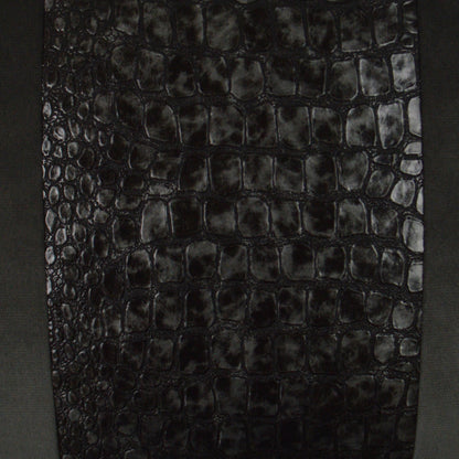 D.V. KAP HOME   24" x 24" Bayou Pillow - Charcoal Band / Ribbon    - 3035-CH-2424