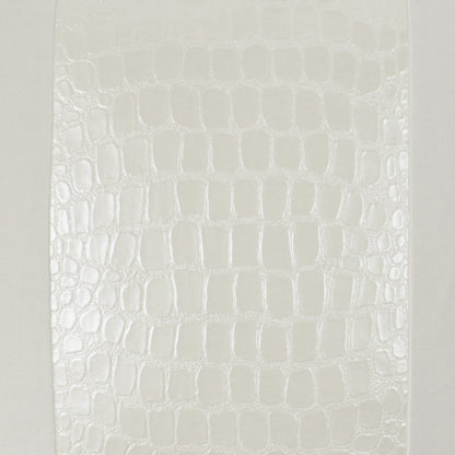 D.V. KAP HOME   24" x 24" Bayou Pillow - Ivory Animal, Band / Ribbon    - 3035-I-2424