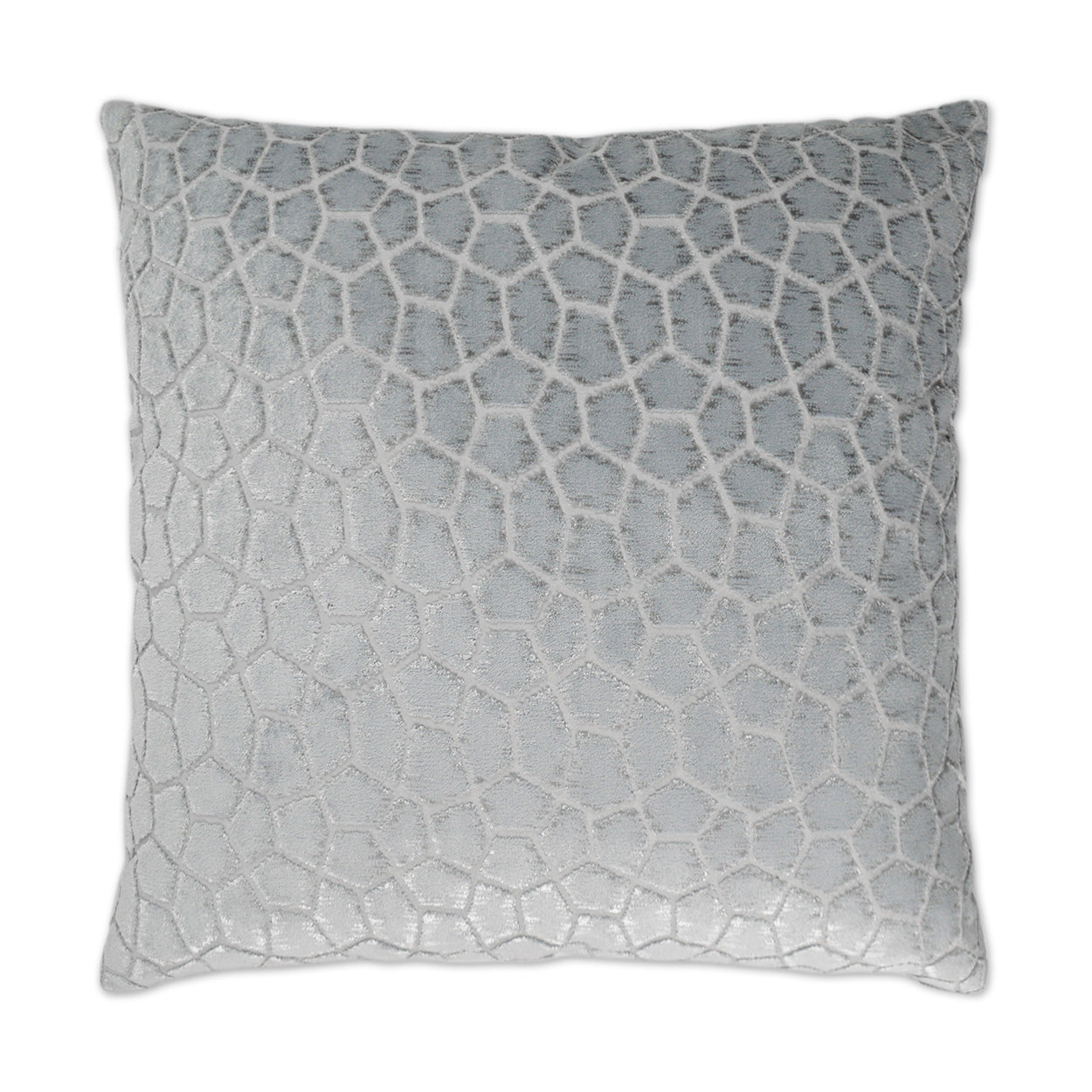 D.V. KAP HOME   24" x 24" Flintstone Pillow - Glacier Solid, Textured, Geometric    - 3038-G-2424