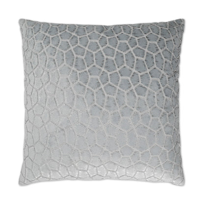 D.V. KAP HOME   24" x 24" Flintstone Pillow - Glacier Solid, Textured, Geometric    - 3038-G-2424