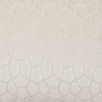 Ivory solid pillow with a textured, cracked reptile-skin pattern and subtle sheen; 24" x 24