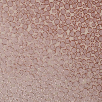 Blush textured 24 x 24 inch pillow with a circular dot pattern.