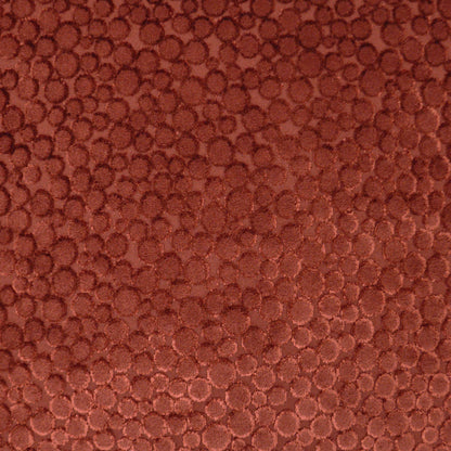 D.V. KAP HOME   24" x 24" Rexford Pillow - Henna Solid, Textured, Circular - Dots    - 3039-H-2424