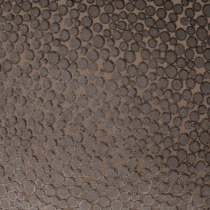 D.V. KAP HOME   24" x 24" Rexford Pillow - Mocha Solid, Textured, Circular - Dots    - 3039-M-2424