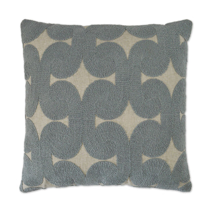 D.V. KAP HOME   24" x 24" Posh Den Pillow - Mist Textured, Global    - 3040-M-2424