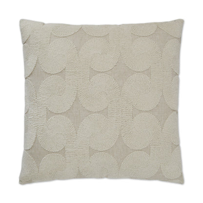 D.V. KAP HOME   24" x 24" Posh Den Pillow - Natural Textured, Global    - 3040-N-2424