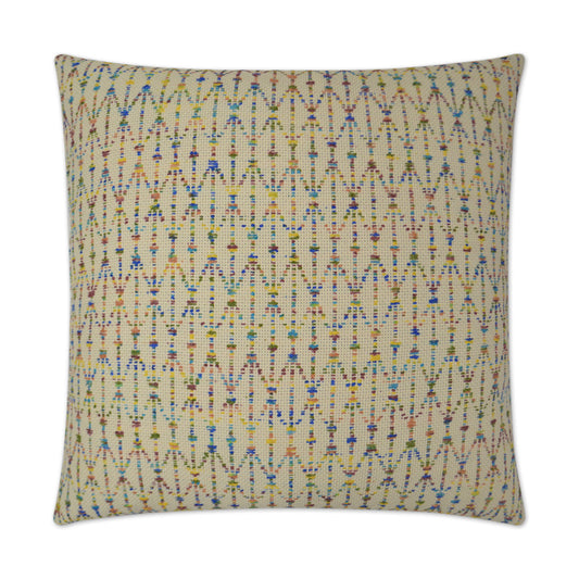 D.V. KAP HOME   24" x 24" Atomic Pillow - Confetti Geometric, Global    - 3041-C-2424