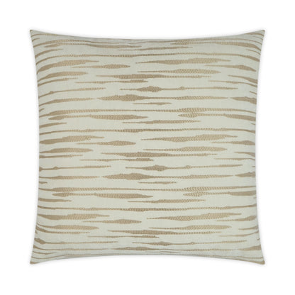 D.V. KAP HOME   24" x 24" Davos Pillow - Cream Glam, Transitional    - 3047-C-2424