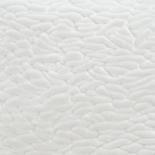 D.V. KAP HOME 3053-S-YARD Callard Fabric - Snow Solid, Faux Fur  White   - Callard