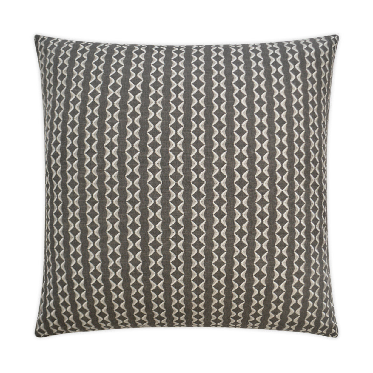 D.V. KAP HOME   24" x 24" Notch Pillow - Greystone Transitional    - 3057-G-2424