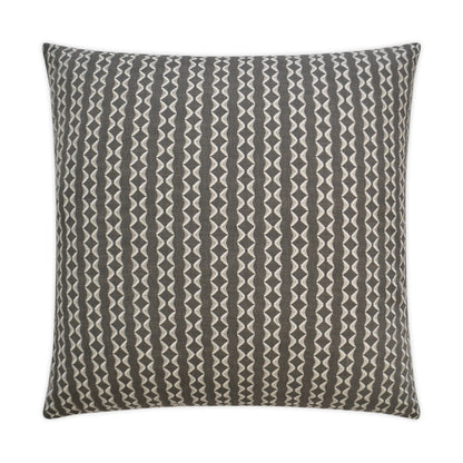 D.V. KAP HOME   24" x 24" Notch Pillow - Greystone Transitional    - 3057-G-2424