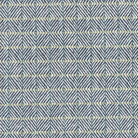 Duralee Monogram Hu15972 | 193-Indigo  Upholstery     - 305959