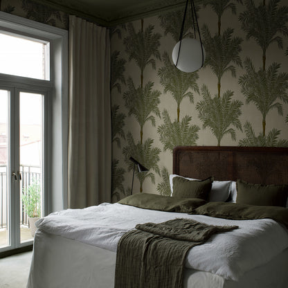 SCHUMACHER WALLCOVERING  BORASTAPETER COPACABANA   PALM   - 3060