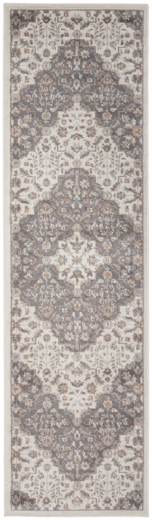 Nourison Rugs Nourison Home   Transitional 8' Runner    - 099446840745