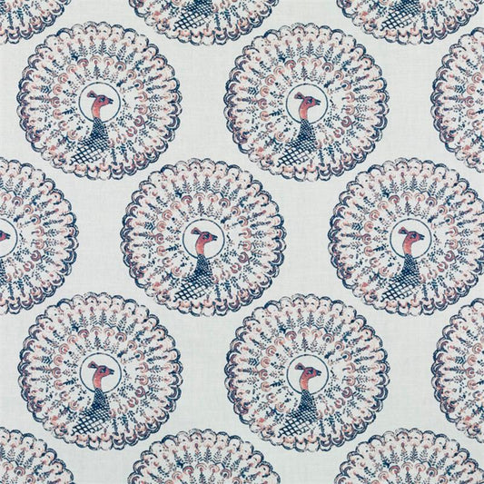 Duralee 21082 | 54-Sapphire  Print     - 307433