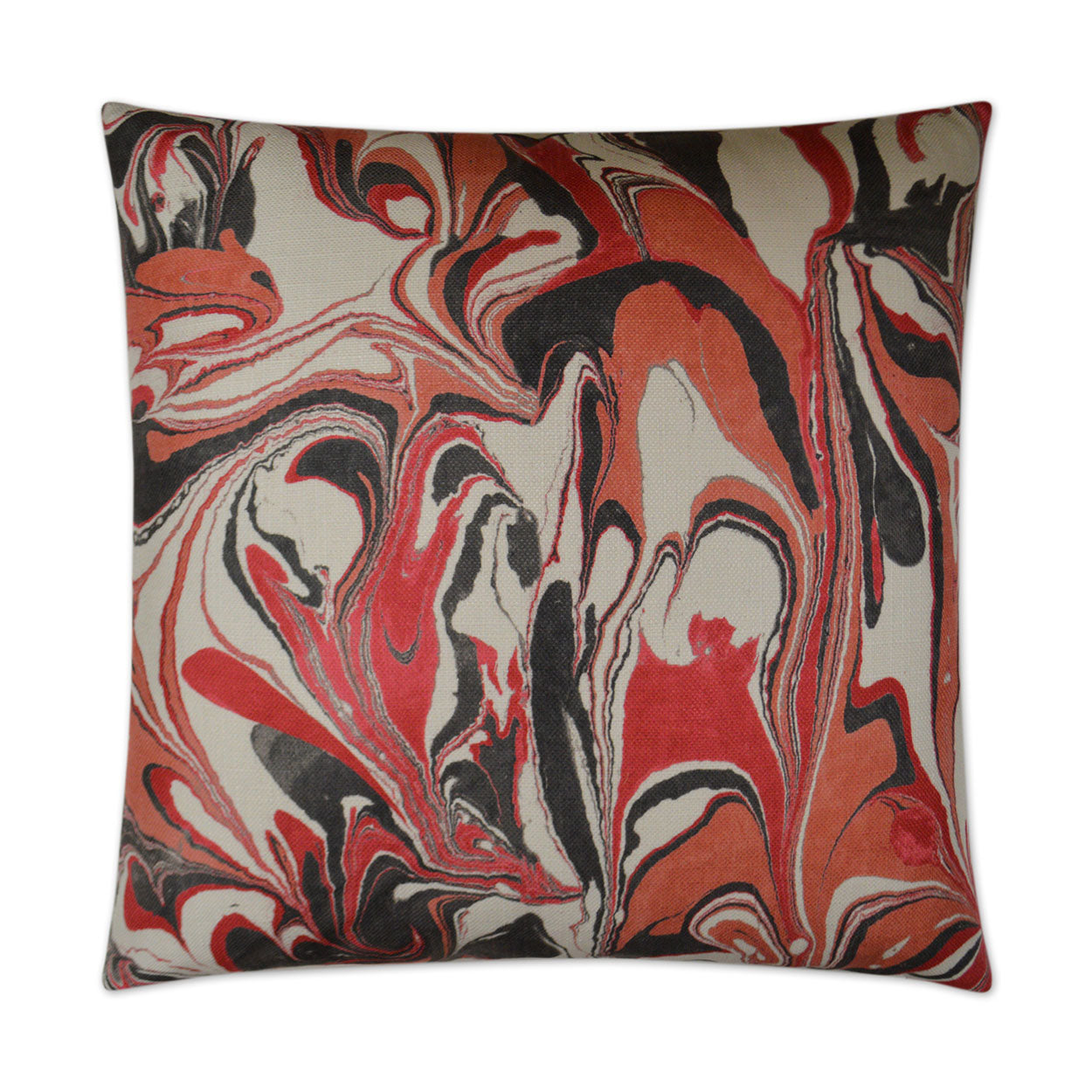 D.V. KAP HOME   24" x 24" Jada Pillow - Coral Modern, Abstract    - 3078-C-2424