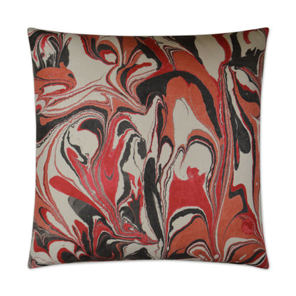 D.V. KAP HOME   24" x 24" Jada Pillow - Coral Modern, Abstract    - 3078-C-2424