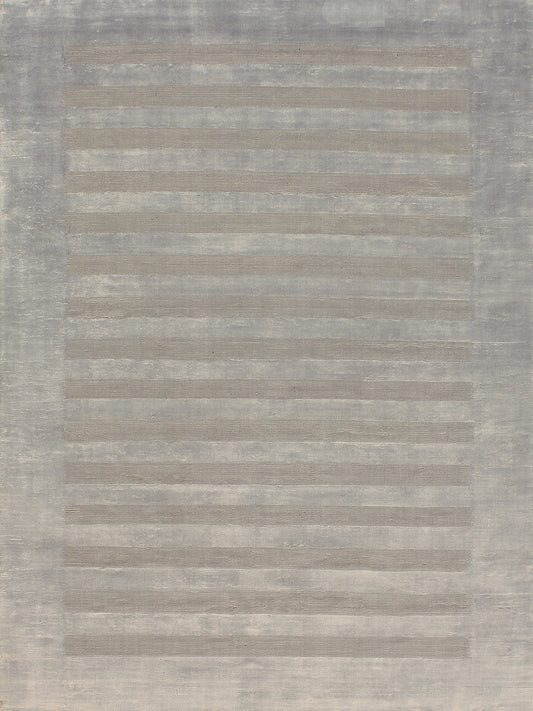 EXQUISITE RUGS   Wide Stripe Indoor Hand Loomed    - 3092-5'x8'